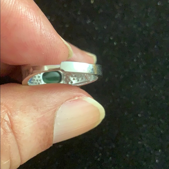 Ring Green Ethiopian Genuine Opal - Picture 5 of 5